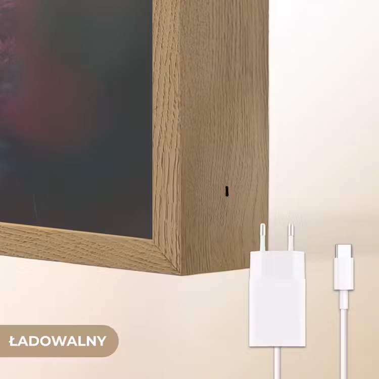 Paard - Bloemen - Paars - Oranje - Dieren Light Box met batterij (Wandlamp kind) middel -USP_websiteoplaadbaarNL