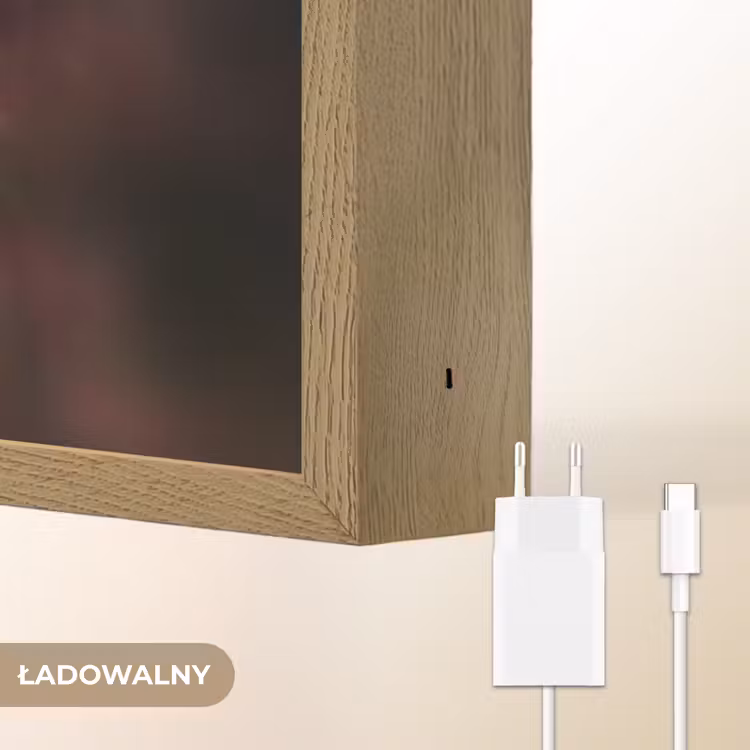 Paard - Bloemen - Roze - Natuur - Bos Light Box met batterij (Wandlamp kind) middel -USP_websiteoplaadbaarNL