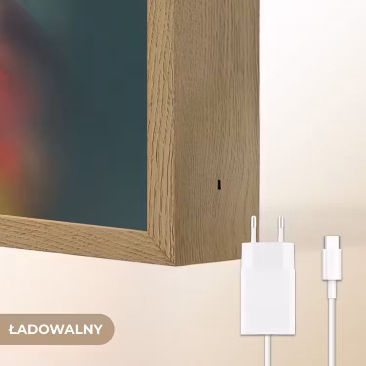 Paard - Bloemen - Schilderij - Natuur - Verf Light Box met batterij (Wandlamp kind) middel -USP_websiteoplaadbaarNL