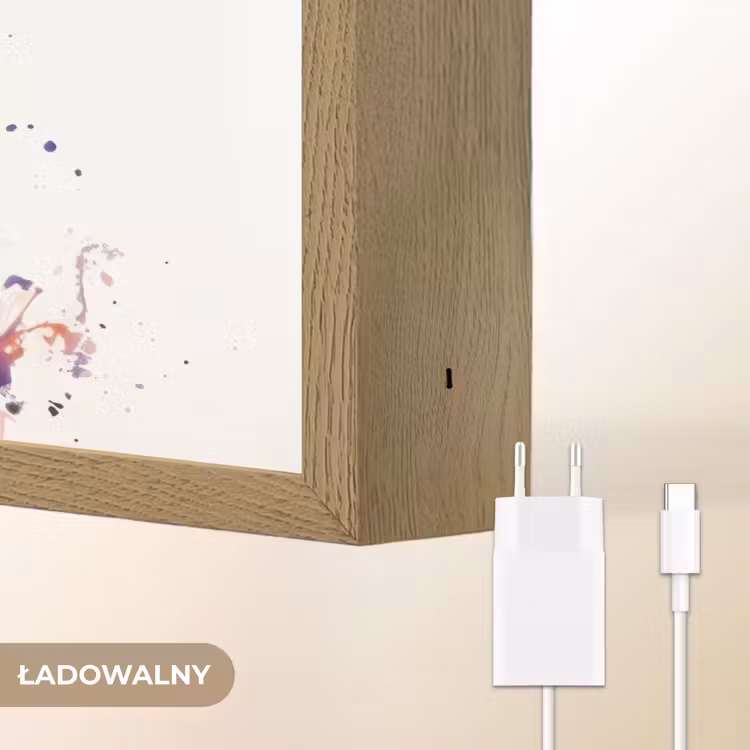 Paard - Dieren - Meisjes - Paars - Bruin Light Box met batterij (Wandlamp kind) middel -USP_websiteoplaadbaarNL