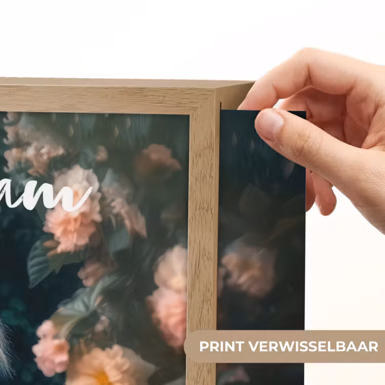 Paard - Natuur - Bloemen - Bos - Dieren Light Box met batterij (Wandlamp kind) middel -USP_websiteprintNL