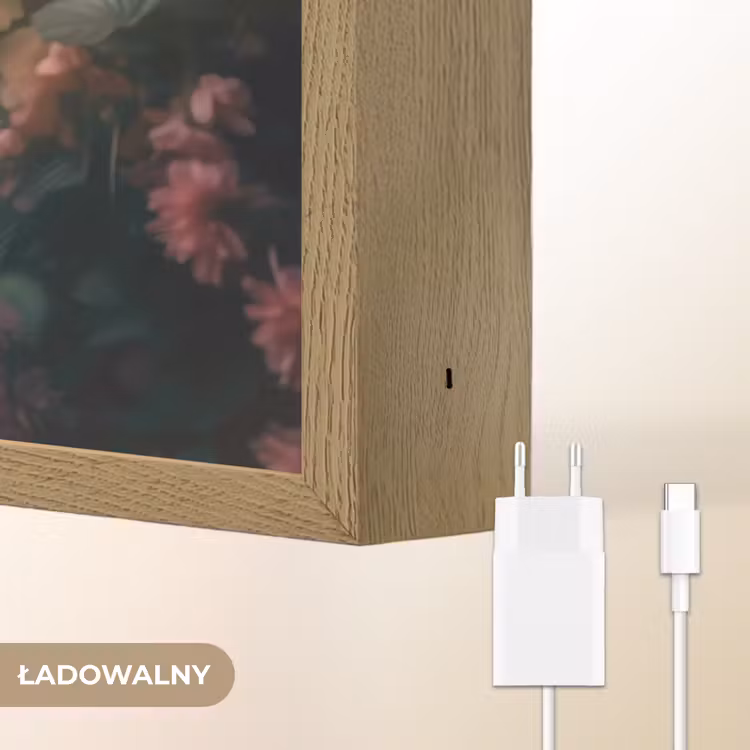 Paard - Natuur - Bloemen - Bos - Dieren Light Box met batterij (Wandlamp kind) middel -USP_websiteoplaadbaarNL