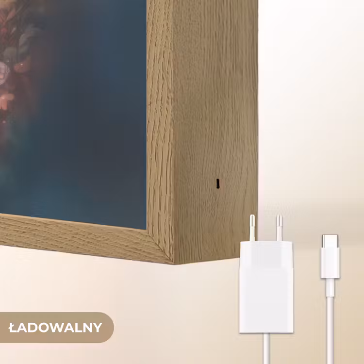 Paard - Natuur - Bloemen - Vlinders - Bos Light Box met batterij (Wandlamp kind) middel -USP_websiteoplaadbaarNL