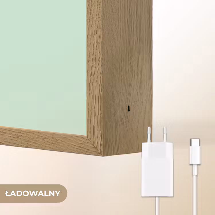 Panda - Groen - Cartoon Light Box met batterij (Wandlamp kind) middel -USP_websiteoplaadbaarNL