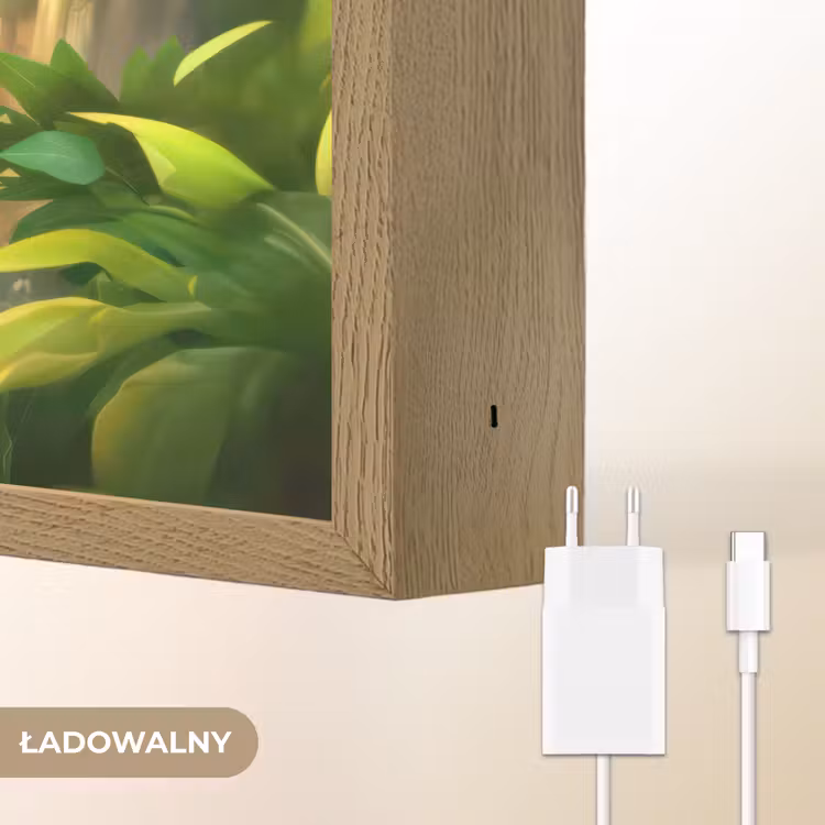 Panda - Wilde dieren - Jungle - Jongens - Kinderen Light Box met batterij (Wandlamp kind) middel -USP_websiteoplaadbaarNL