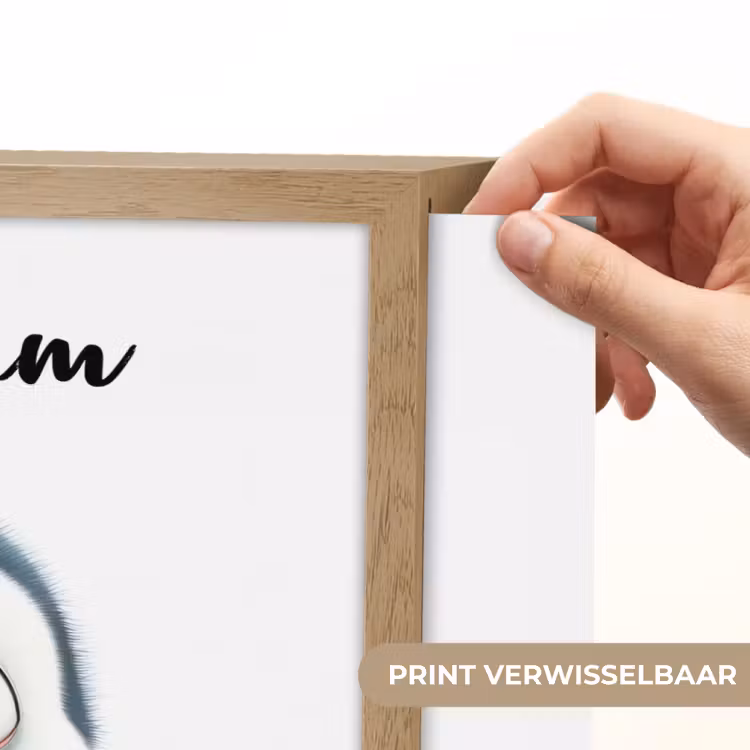 Pinguïn - Dieren - Meisjes - Kind - Jongens Light Box met batterij (Wandlamp kind) middel -USP_websiteprintNL
