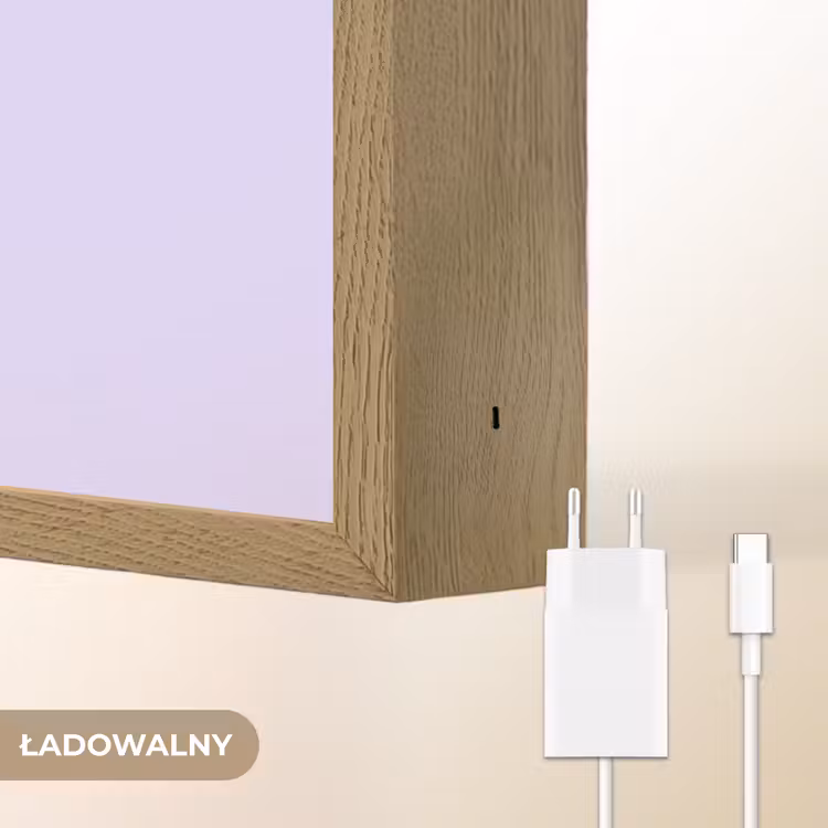 Pinguïn - Paars - Minimalistisch - Blosjes Light Box met batterij (Wandlamp kind) middel -USP_websiteoplaadbaarNL