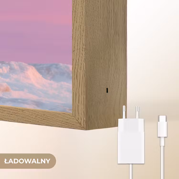 Poolvos - Sneeuw - Roze Light Box met batterij (Wandlamp kind) middel -USP_websiteoplaadbaarNL