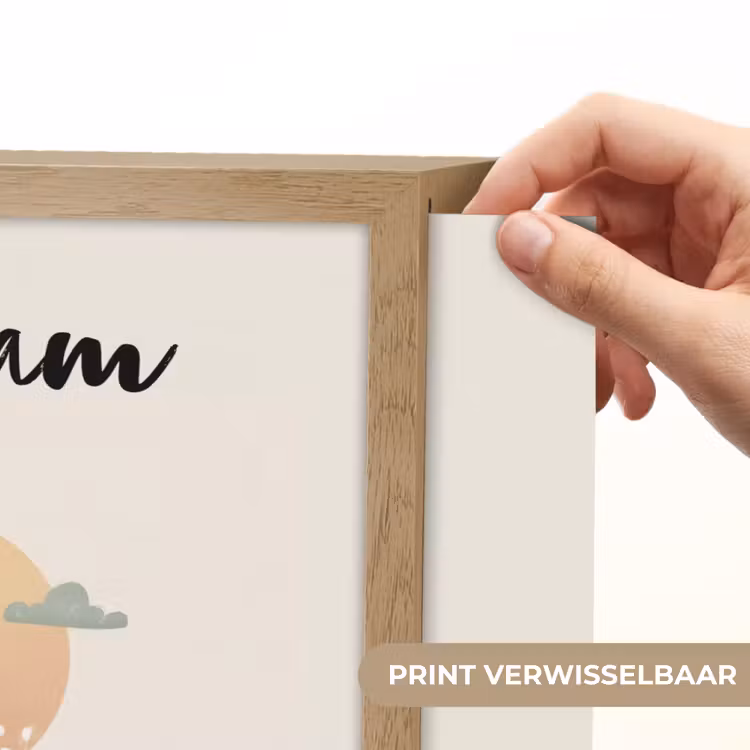 Puppy - Oranje - Raceauto Light Box met batterij (Wandlamp kind) middel -USP_websiteprintNL
