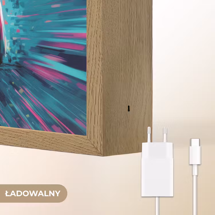 Raceauto - Abstract - Strepen - Blauw Light Box met batterij (Wandlamp kind) middel -USP_websiteoplaadbaarNL