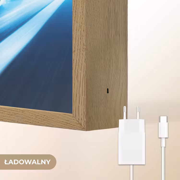 Rode raceauto - Blauw - Futuristisch Light Box met batterij (Wandlamp kind) middel -USP_websiteoplaadbaarNL
