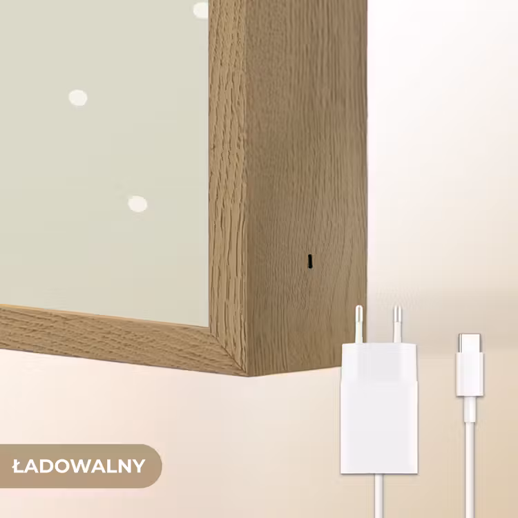 Stippen - Prinses - Kroon - Haar Light Box met batterij (Wandlamp kind) middel -USP_websiteoplaadbaarNL