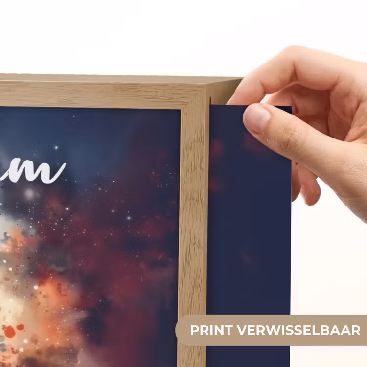 Superheld - Jongens - Rook - Kleuren Light Box met batterij (Wandlamp kind) middel -USP_websiteprintNL