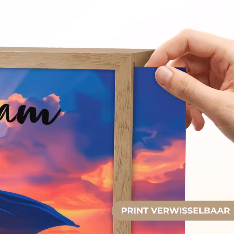 Superheld - Stad - Jongens - Kleurrijk - Zon Light Box met batterij (Wandlamp kind) middel -USP_websiteprintNL