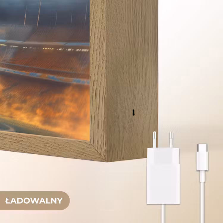 T-Rex - Voetbal - Stadion Light Box met batterij (Wandlamp kind) middel -USP_websiteoplaadbaarNL