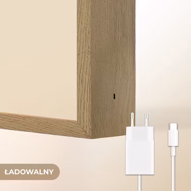 Tennisracket - Bal - Beige Light Box met batterij (Wandlamp kind) middel -USP_websiteoplaadbaarNL