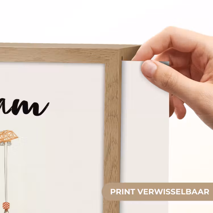 Torenkraan - Getekend - Oranje Light Box met batterij (Wandlamp kind) middel -USP_websiteprintNL