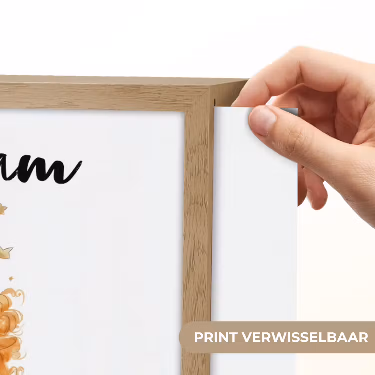 Toverheks - Sterren - Paars Light Box met batterij (Wandlamp kind) middel -USP_websiteprintNL