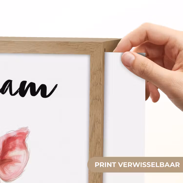 Varken - Roze - Baby dier - Boerderij dieren Light Box met batterij (Wandlamp kind) middel -USP_websiteprintNL