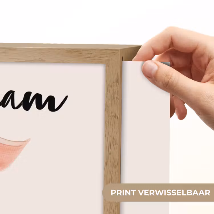 Varken - Roze - Dier - Pastel kleuren Light Box met batterij (Wandlamp kind) middel -USP_websiteprintNL