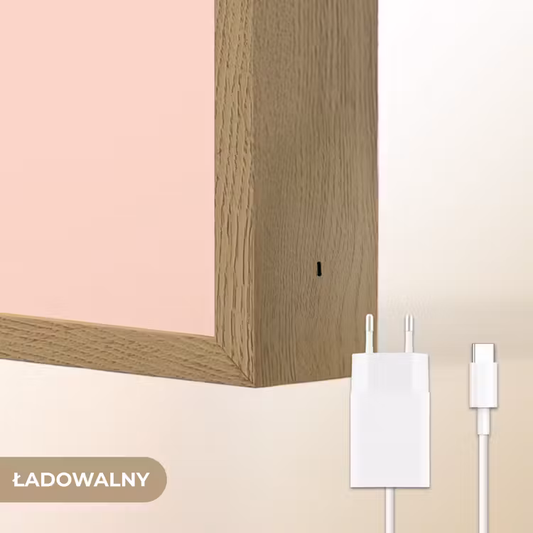 Varken - Roze - Minimalistisch Light Box met batterij (Wandlamp kind) middel -USP_websiteoplaadbaarNL