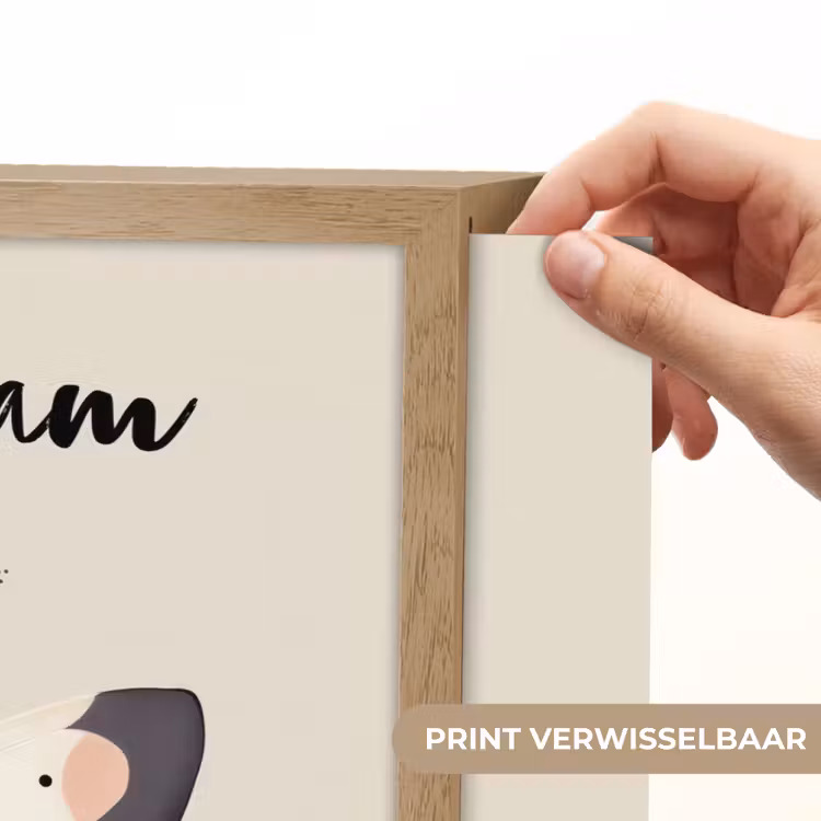 Vlinder - Vleugels - Bloemen - Beige Light Box met batterij (Wandlamp kind) middel -USP_websiteprintNL