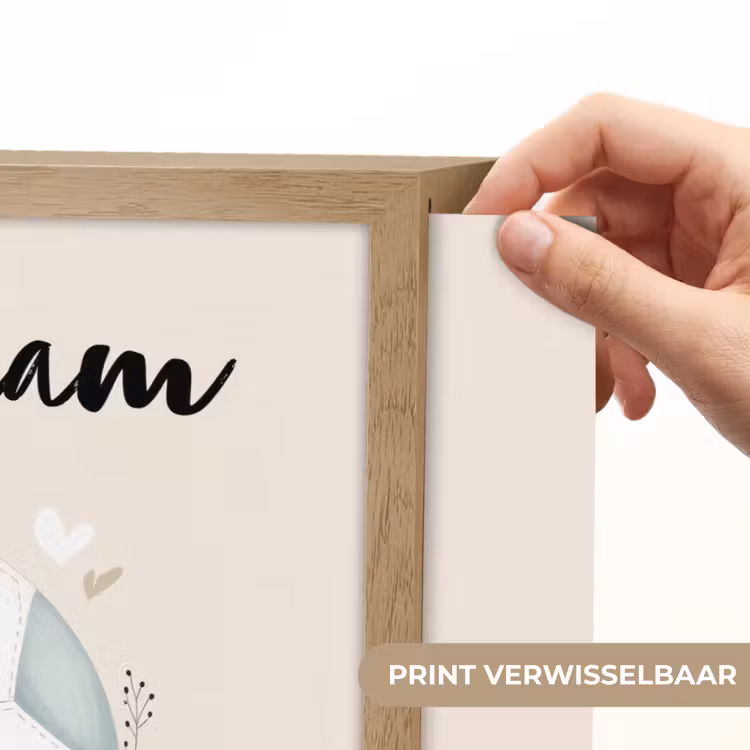 Voetbal - Rond - Pastel Light Box met batterij (Wandlamp kind) middel -USP_websiteprintNL