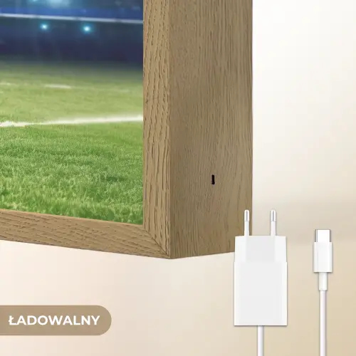 Voetbal - Stadion - Bal - Jongens Light Box met batterij (Wandlamp kind) middel -USP_websiteoplaadbaarNL