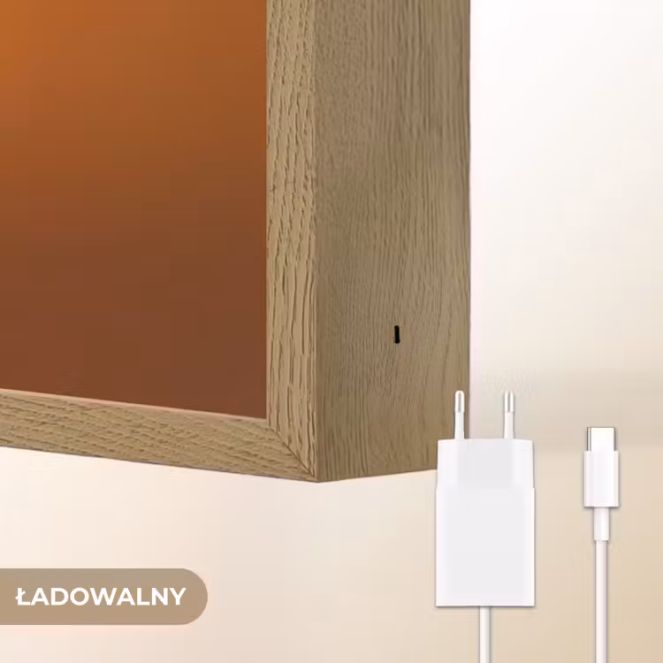 Voetballer - Oranje - Voetbal - Omhaal Light Box met batterij (Wandlamp kind) middel -USP_websiteoplaadbaarNL