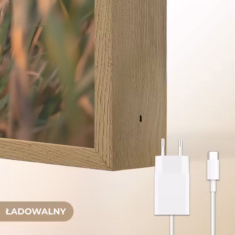 Vos - Oranje - Gras Light Box met batterij (Wandlamp kind) middel -USP_websiteoplaadbaarNL
