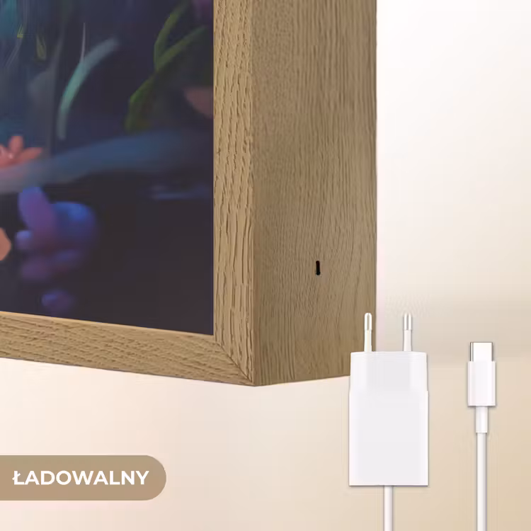 Zeemeermin - Bloemen - Onderwater - Meisjes - Kind Light Box met batterij (Wandlamp kind) middel -USP_websiteoplaadbaarNL