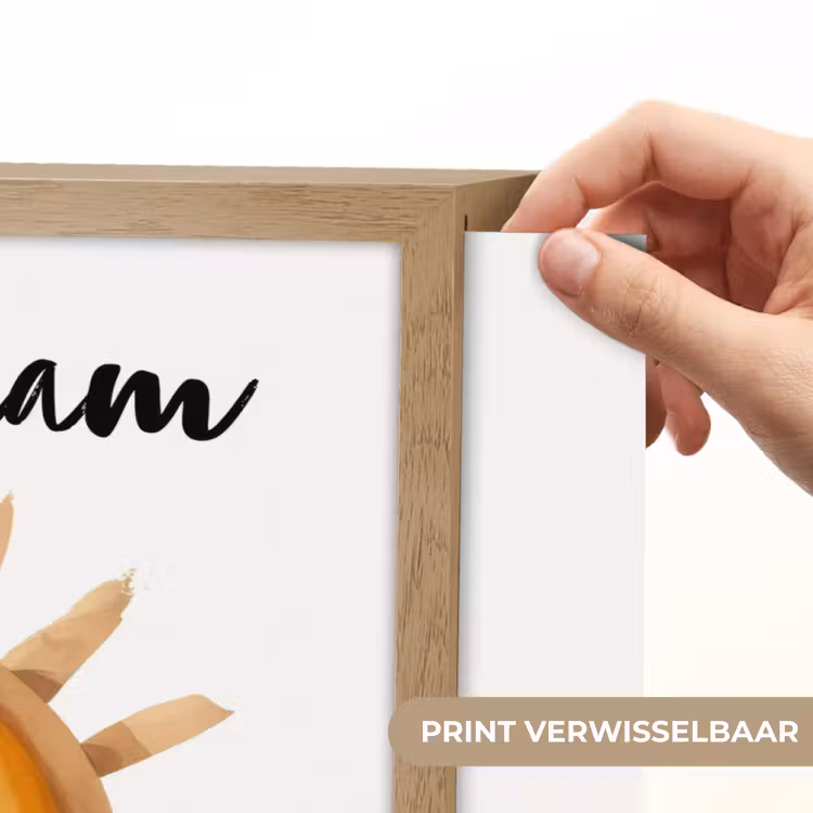 Zon - Wolken - Pastel kleuren Light Box met batterij (Wandlamp kind) middel -USP_websiteprintNL