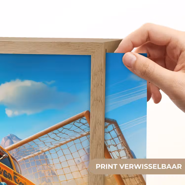 Monstertruck - Voetbal - Woestijn Light Box met batterij (Wandlamp kind) middel -USP_websiteprintNL