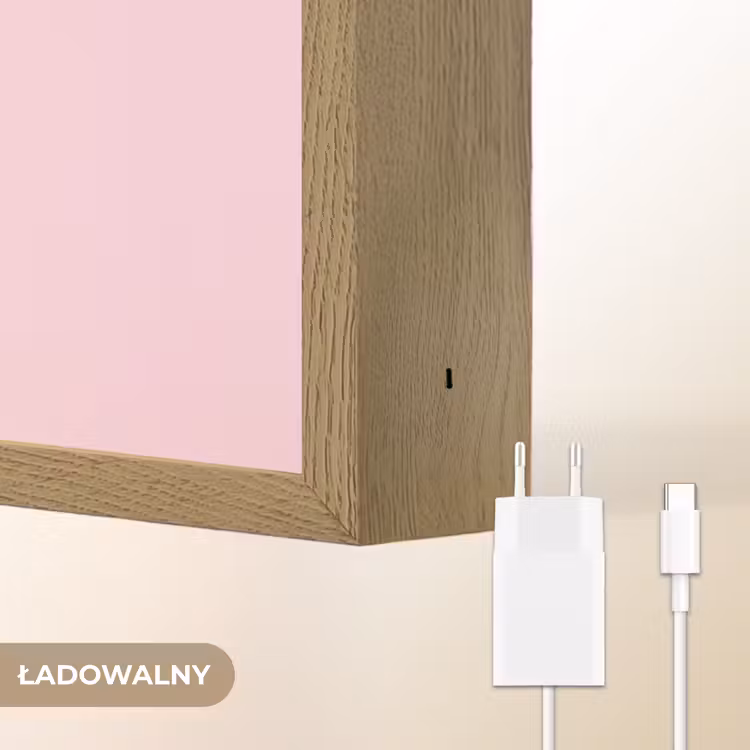 Olifant - Baby - Roze - Cartoon Light Box met batterij (Wandlamp kind) middel -USP_websiteoplaadbaarNL