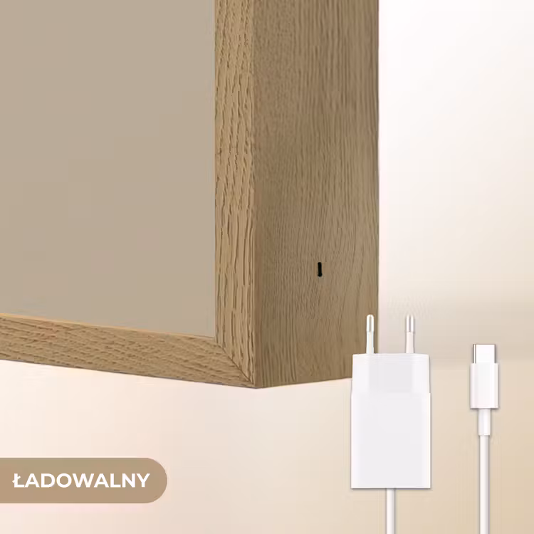 Olifant - Witte bloemen - Kindvriendelijk Light Box met batterij (Wandlamp kind) middel -USP_websiteoplaadbaarNL