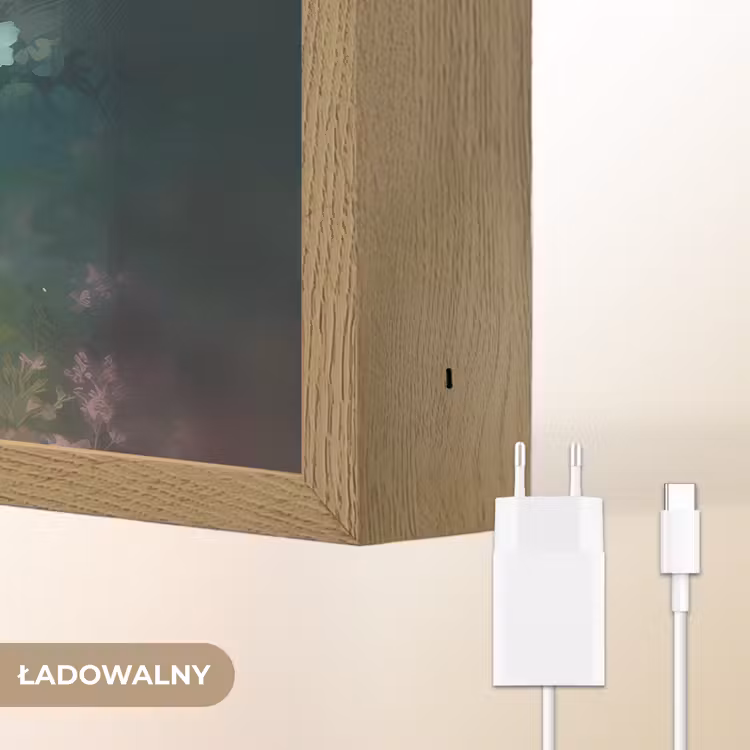 Paard - Natuur - Bloemen - Bos - Dieren Light Box met batterij (Wandlamp kind) middel -USP_websiteoplaadbaarNL