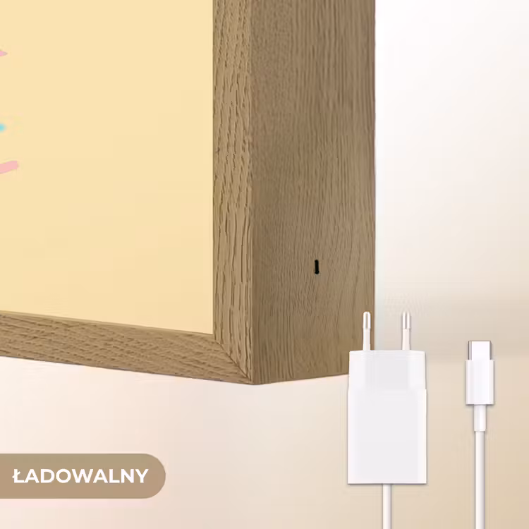 Pinguïn - Rolschaatsen - Geel - Energiek Light Box met batterij (Wandlamp kind) middel -USP_websiteoplaadbaarNL