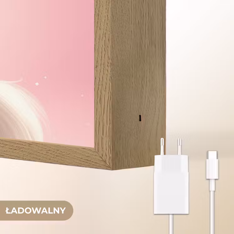 Prinses - Roze - Eenhoorn Light Box met batterij (Wandlamp kind) middel -USP_websiteoplaadbaarNL