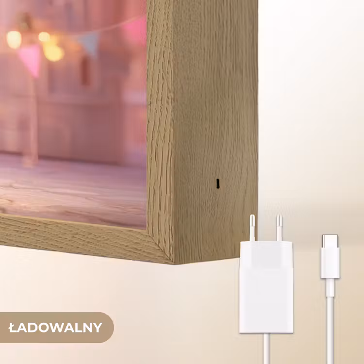 Prinses - Roze - Kasteel Light Box met batterij (Wandlamp kind) middel -USP_websiteoplaadbaarNL