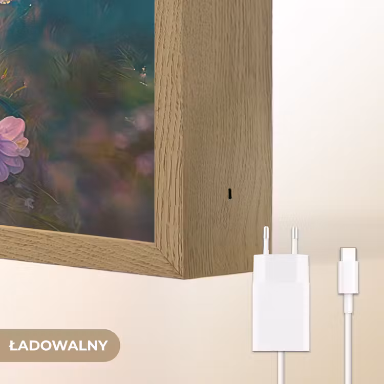 Puppy - Bloemenkrans - Vlinder - Hond - Golden retriever Light Box met batterij (Wandlamp kind) middel -USP_websiteoplaadbaarNL
