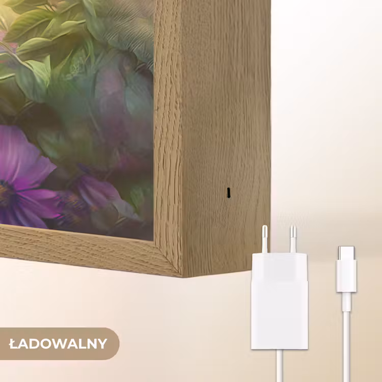 Puppy - Zon - Bloemen - Natuur - Bordercollie - Hond Light Box met batterij (Wandlamp kind) middel -USP_websiteoplaadbaarNL