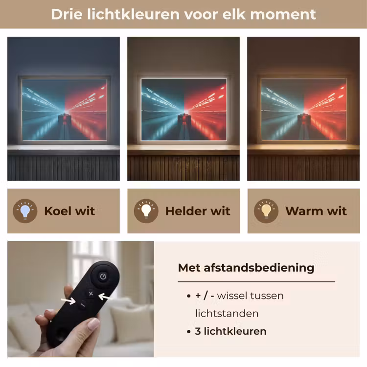 Raceauto - Rood - Blauw - Snelheid Light Box met batterij (Wandlamp kind) middel -USP_lichtkleurNL