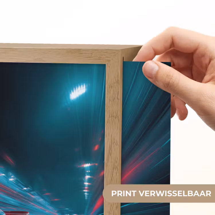 Raceauto - Rood - Snelheid Light Box met batterij (Wandlamp kind) middel -USP_websiteprintNL