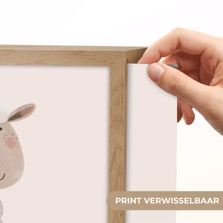 Schaap - Boerderij dier - Dieren Light Box met batterij (Wandlamp kind) middel -USP_websiteprintNL