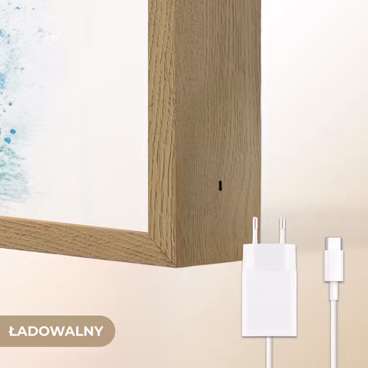 Schildpad - Cartoon - Water - Groen Light Box met batterij (Wandlamp kind) middel -USP_websiteoplaadbaarNL