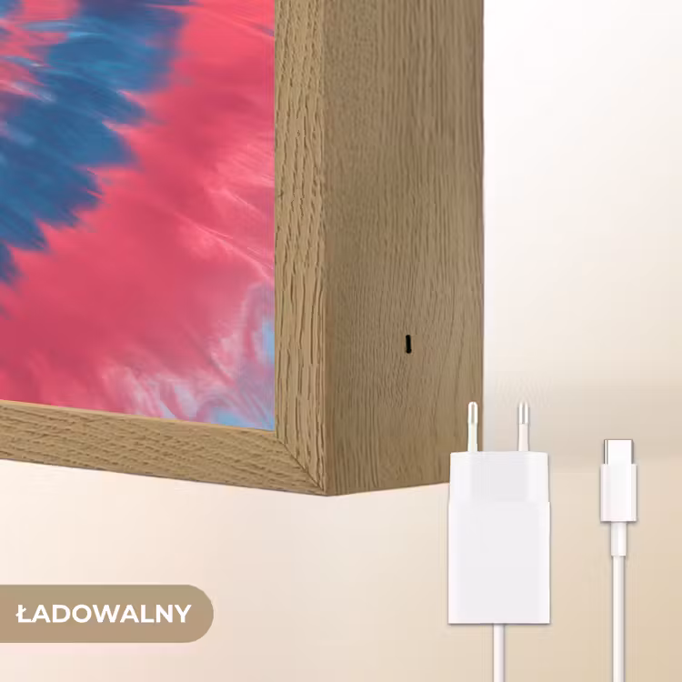 Spiraal - Roze - Draaiend Light Box met batterij (Wandlamp kind) middel -USP_websiteoplaadbaarNL