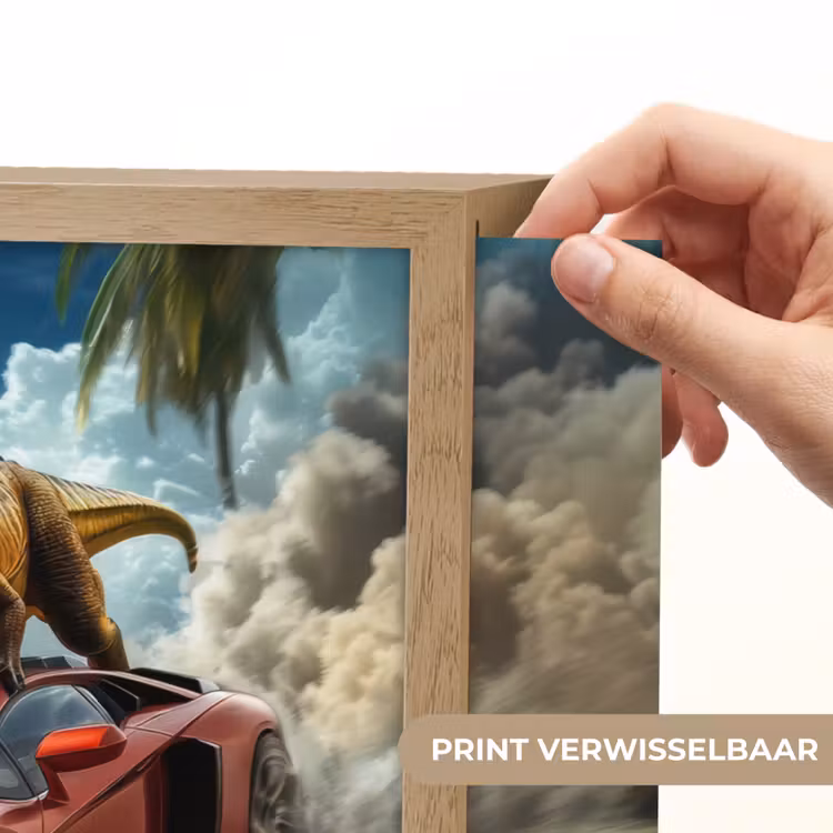 Sportauto - Rood - Dino Light Box met batterij (Wandlamp kind) middel -USP_websiteprintNL