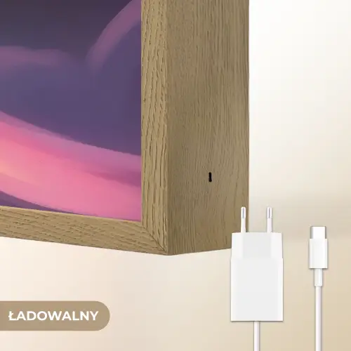 Ster - Gezichtje - Lichtgevend Light Box met batterij (Wandlamp kind) middel -USP_websiteoplaadbaarNL