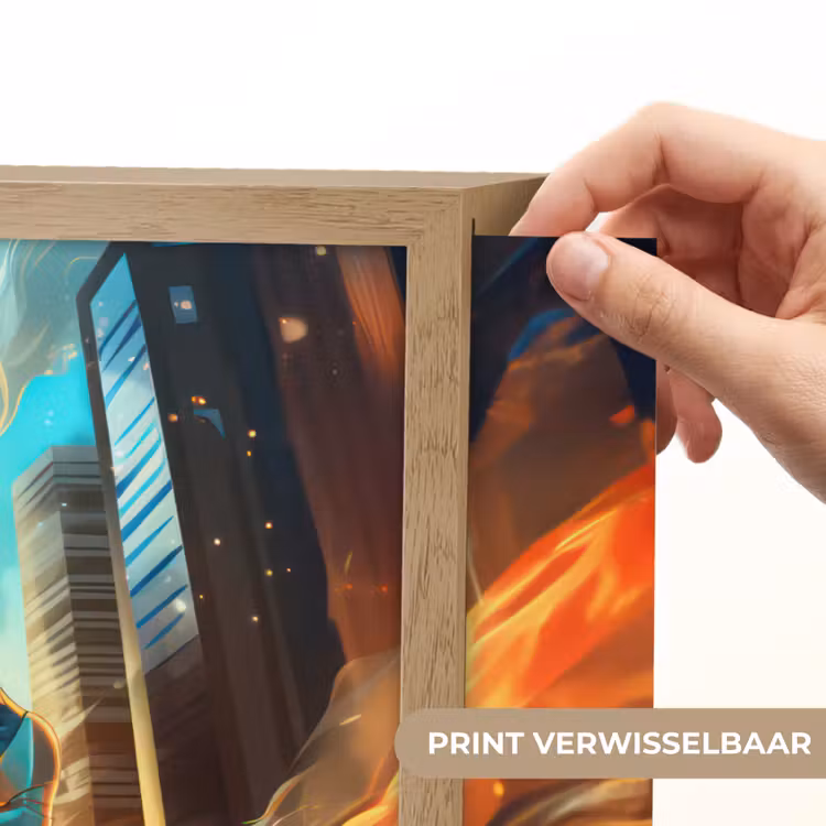 Superhelden - Kinderen - Jongens Light Box met batterij (Wandlamp kind) middel -USP_websiteprintNL