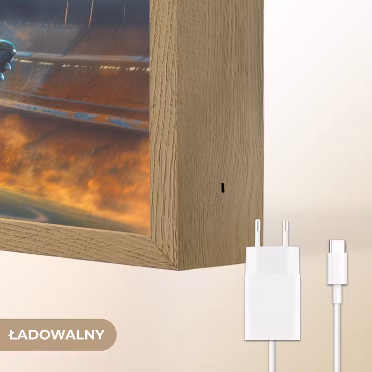 T-Rex - Voetbal - Stadion Light Box met batterij (Wandlamp kind) middel -USP_websiteoplaadbaarNL